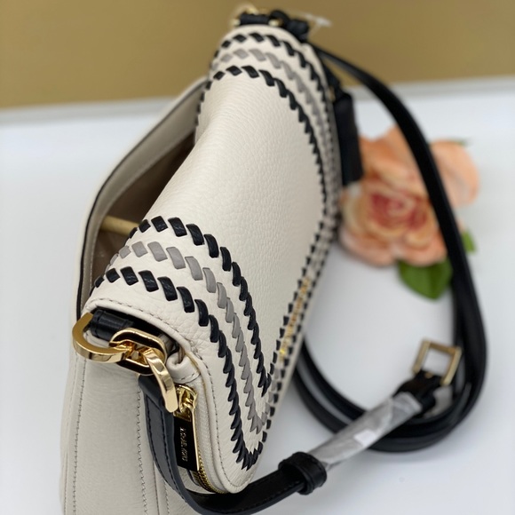 MICHAEL KORS BEDFORD SM FLAP XBODY LT CREAM MULTI - Picture 5 of 16